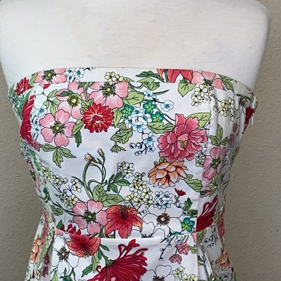 Old Navy Strapless Summer Floral Dress Size 6 - Picture 6 of 11